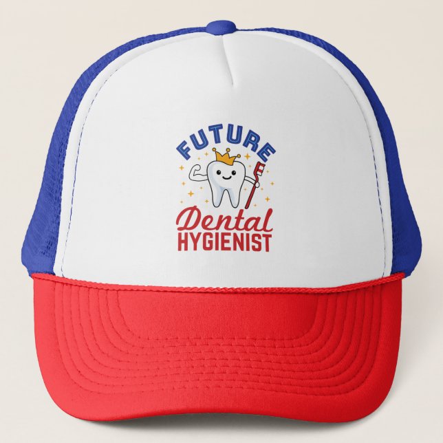 Future Dental Hygienist RDH Trucker Hat (Front)
