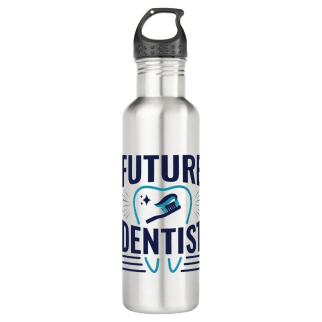 Future Dentist Dental School Student Graduation 710 Ml Water Bottle (Front)