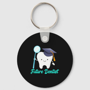 Future dentist graduation dental hygiene school key ring