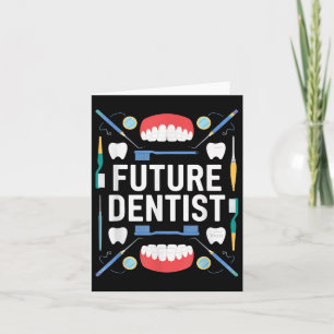 Future Dentist Graduation School Kids Toddler Wome Card