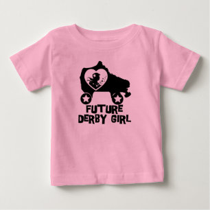 Future Derby Girl, Roller Skating design for Kids Baby T-Shirt