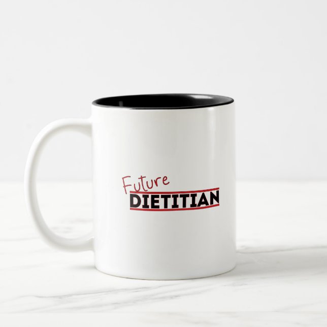 Future Dietician Two-Tone Coffee Mug (Left)