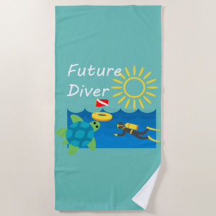 Future Diver Design - Beach Towel