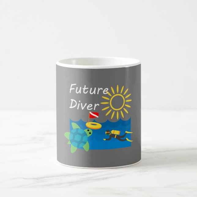 Future Diver Design - Classic Mug (Center)