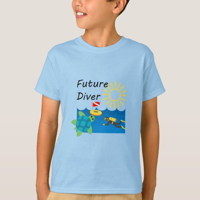 Future Diver Design - Kids' Basic T-Shirt (Front)