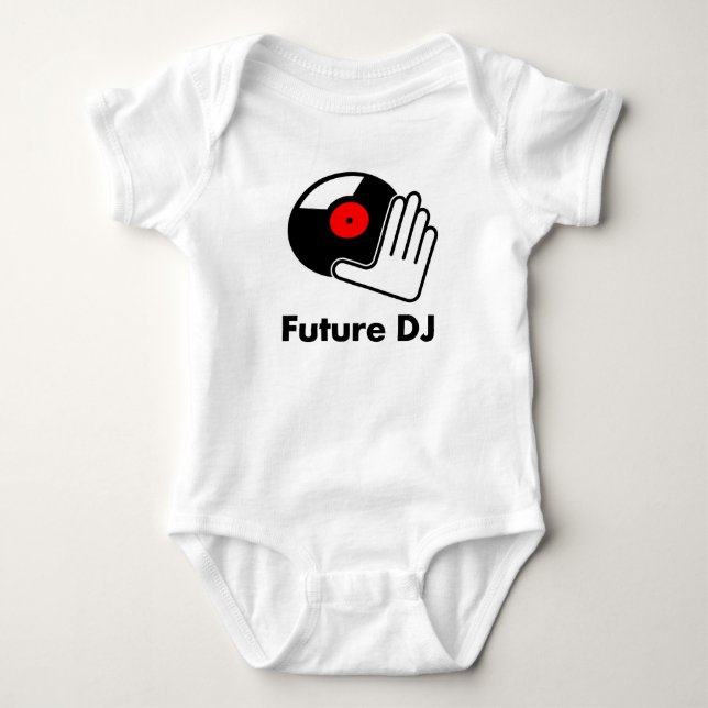 Future DJ Baby Bodysuit (Front)