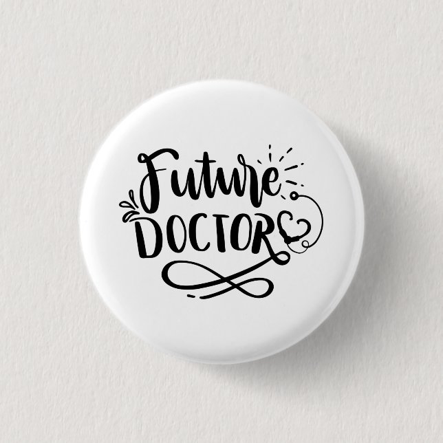 Future doctor    3 cm round badge (Front)