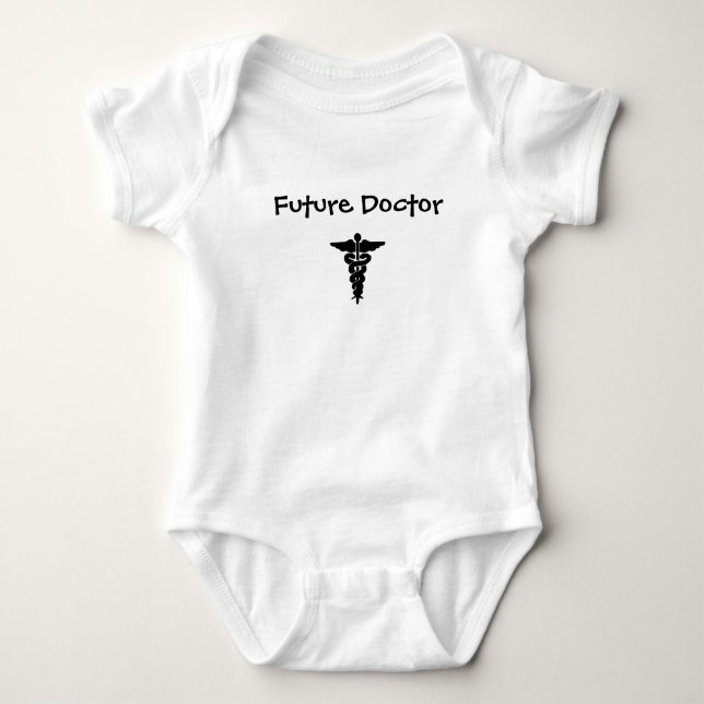 "Future Doctor" Baby Bodysuit (Front)