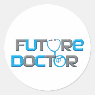 Future Doctor Classic Round Sticker