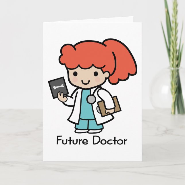 Future Doctor - Girl Card (Front)