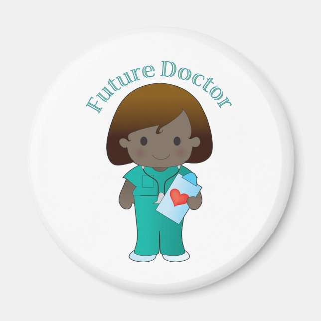 Future Doctor  Girl Magnet (Front)