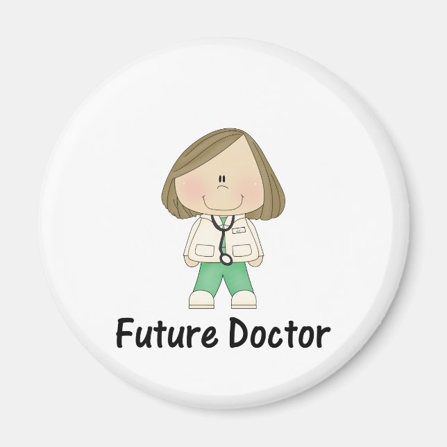 future doctor (girl) magnet (Front)
