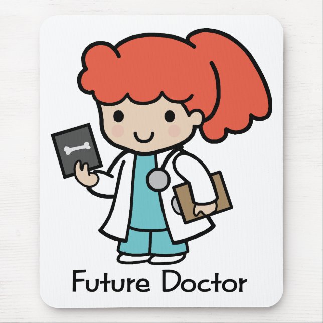 Future Doctor - Girl Mouse Mat (Front)