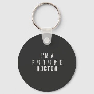 Future Doctor Grunge Typography Design Key Ring