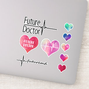 Future Doctor - Heart - Sticker Collection