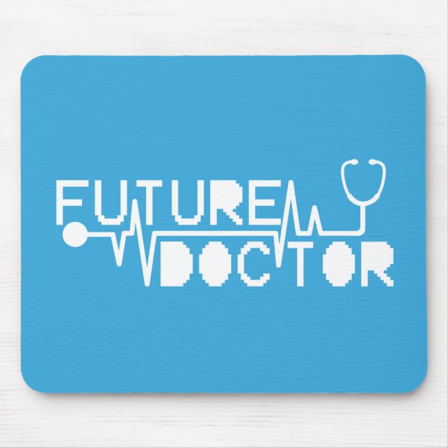 Future doctor medecine Stethoscope Mouse Mat (Front)