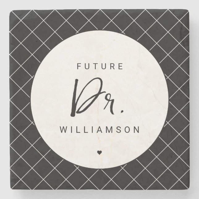 Future Doctor | Medical School Doctoral Student Stone Coaster (Front)