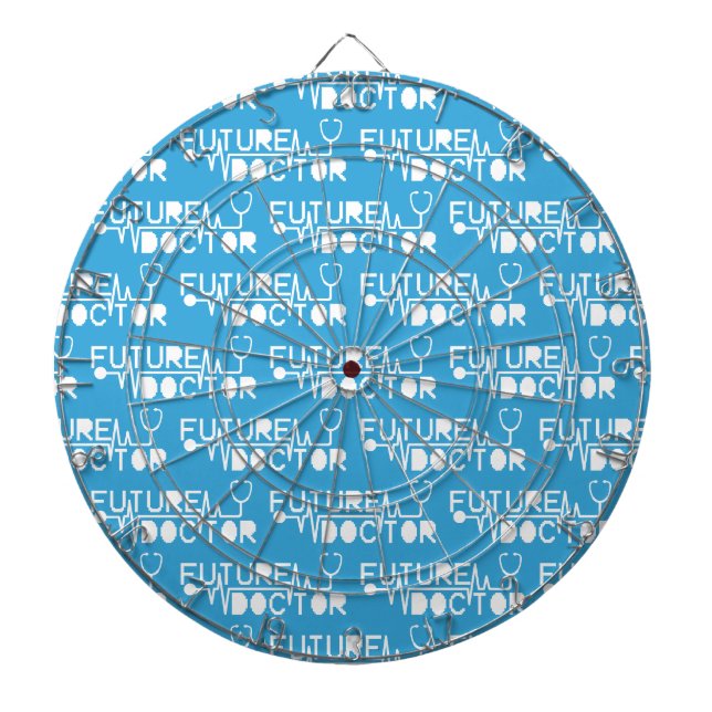 Future doctor medicine Stethoscope Dartboard (Front)