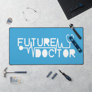Future doctor medicine Stethoscope Desk Mat