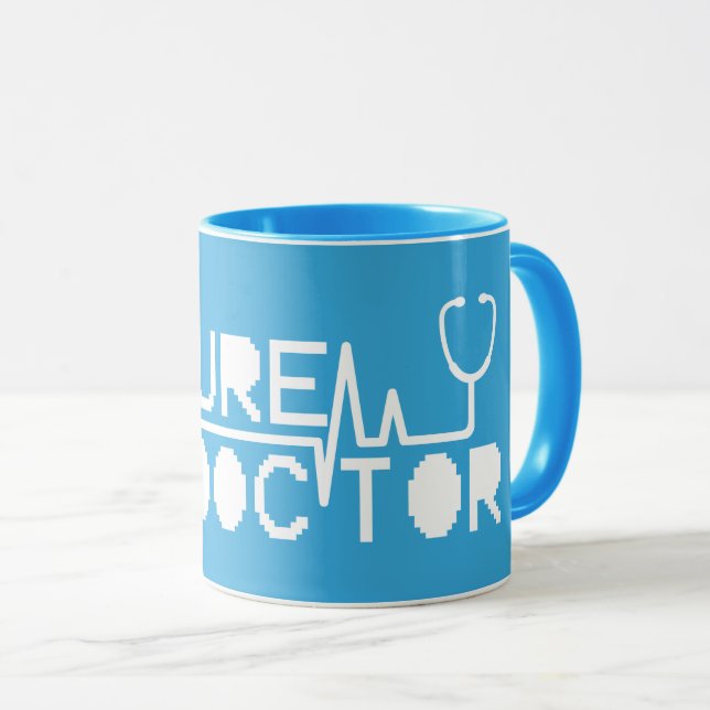 Future doctor medicine Stethoscope Mug (Front Right)