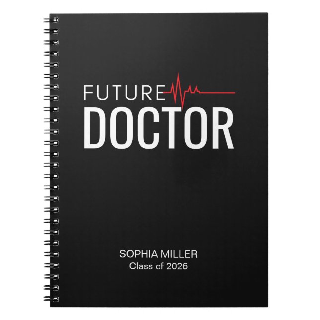 Future Doctor Personalised Medical Stude Notebook (Front)