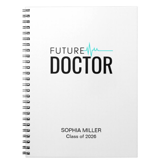 Future Doctor Personalized Medical Stude Notebook (Front)