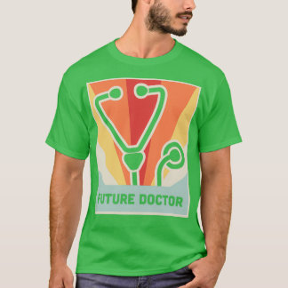 FUTURE DOCTOR Retro Medical Student Poster T-Shirt