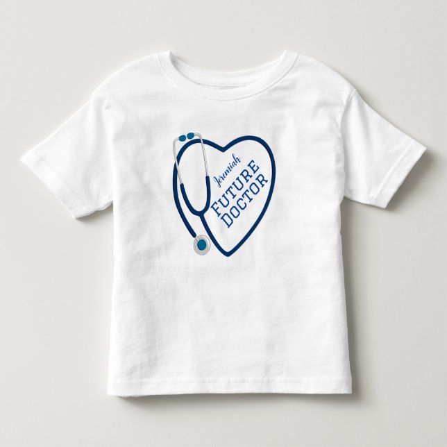 Future Doctor Stethoscope Toddler T-Shirt (Front)
