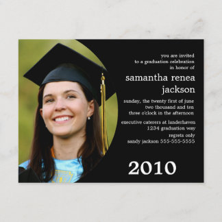 Future Dreamer Graduation Invitation (Black)