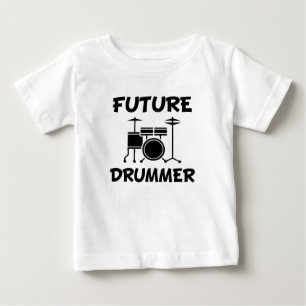 Future Drummer funny baby shirt