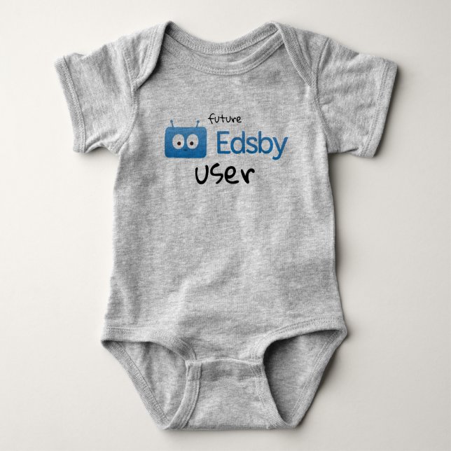 Future Edsby User baby bodysuit - Light (Front)