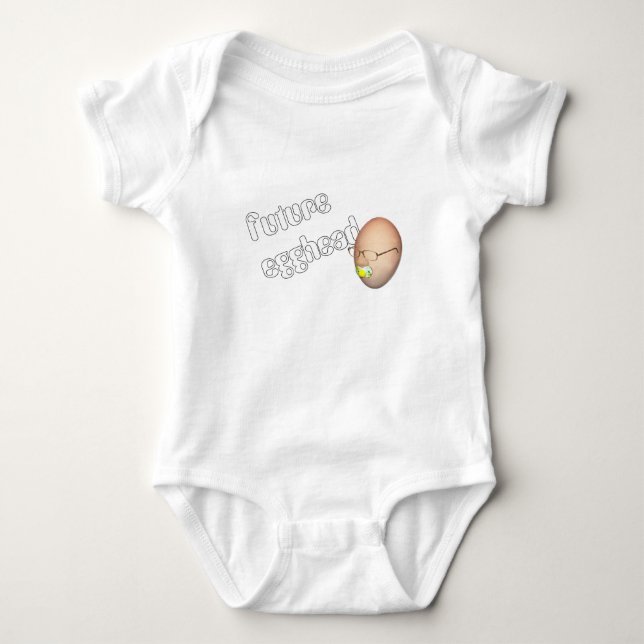 Future Egghead Baby Bodysuit (Front)