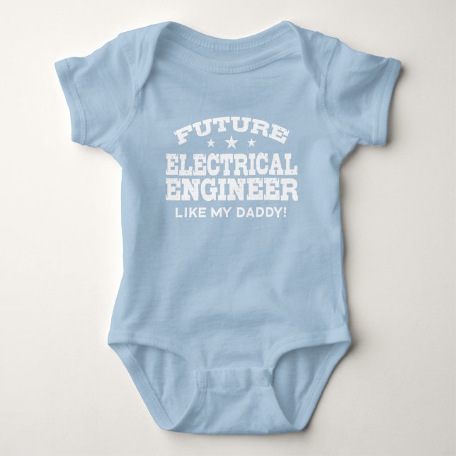 Future Electrical Engineer Baby Bodysuit (Front)
