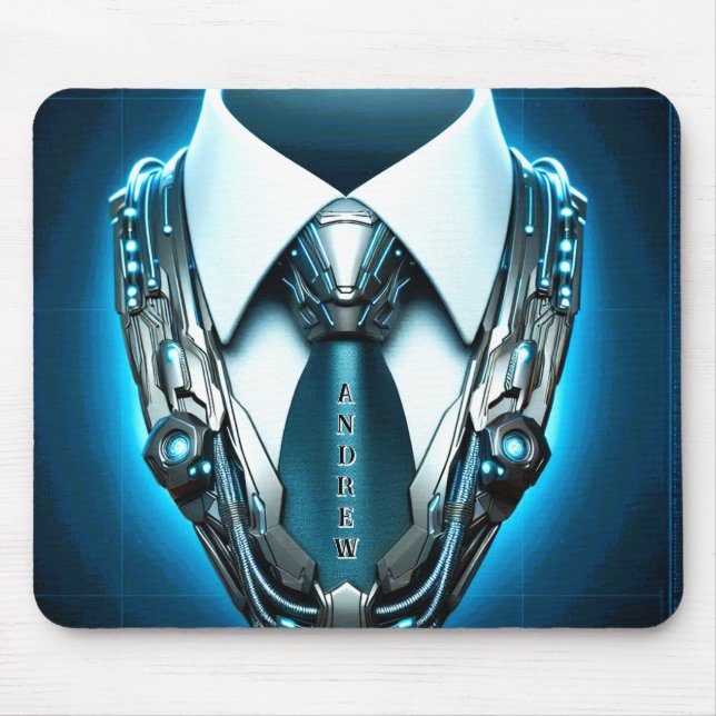 Future Elegance – 4D Necktie Mousepad for Him (Front)