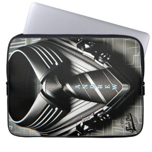 Future Elegance– 4D Necktie Neoprene Laptop Sleeve