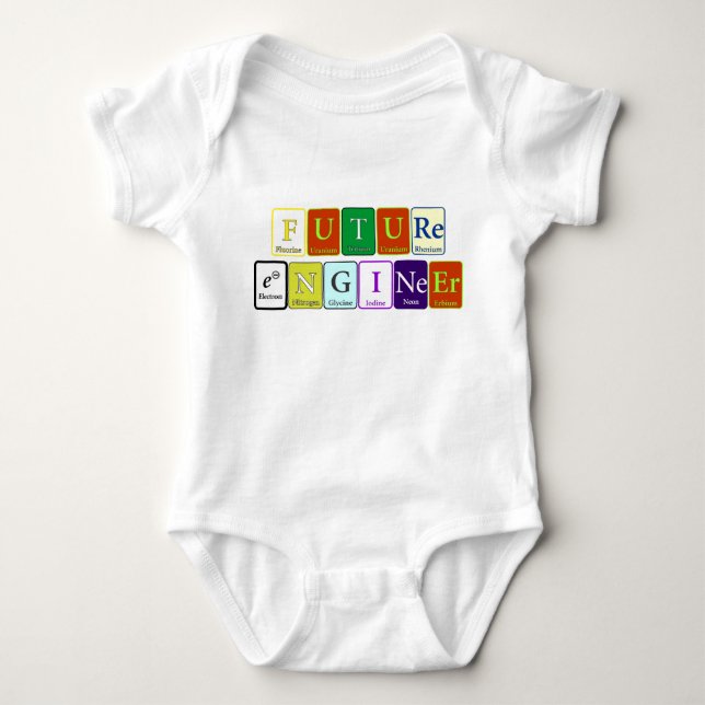 Future Engineer Baby Bodysuit (creeper) (Front)