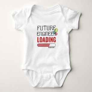 Future Engineer Loading Trendy Personalised Unisex Baby Bodysuit