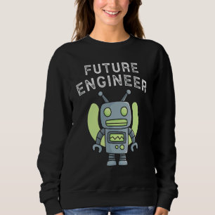 Future Engineer Robot Mechanic Squad Engineering Sweatshirt