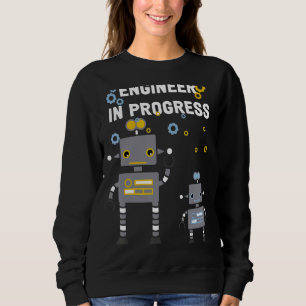 Future Engineer Robotics Robot Engineer In Progres Sweatshirt