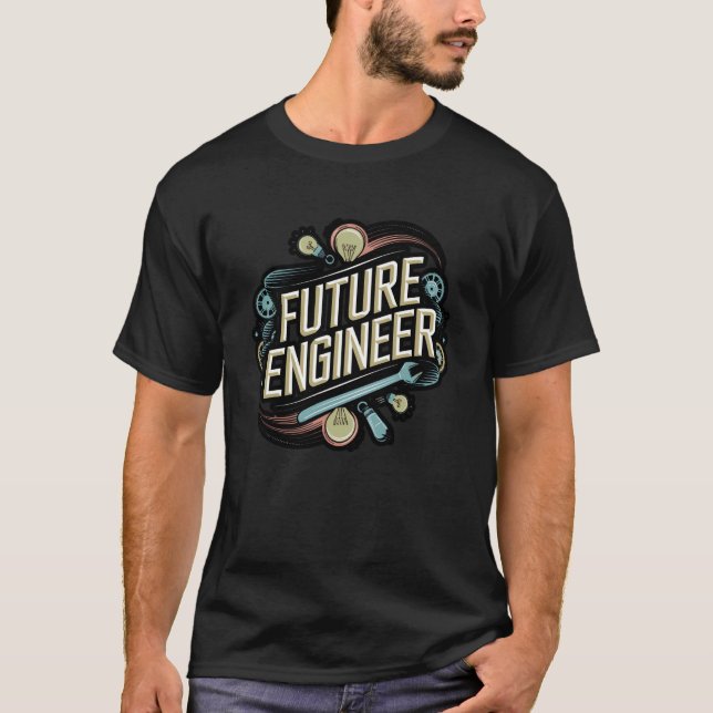 Future Engineer STEM Tech Circuit Design T-Shirt (Front)