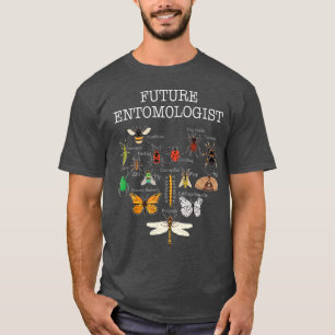 Future Entomologist Types Of Insects Bugs T-Shirt
