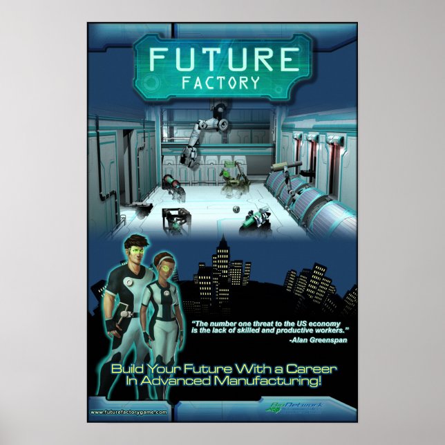 Future Factory Game Poster (Front)