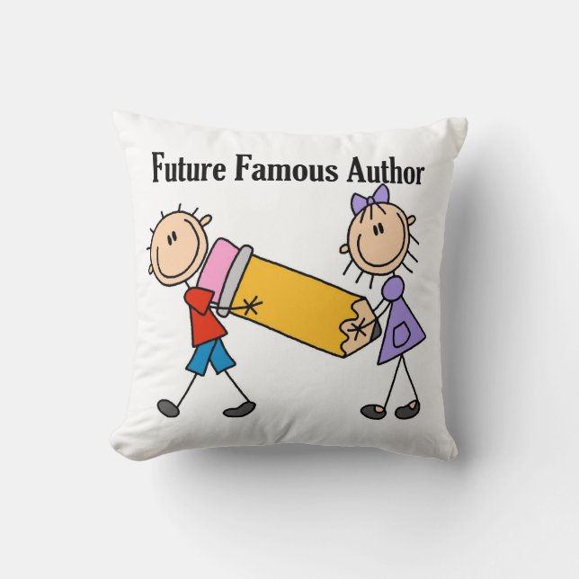 Future Famous Author Cushion (Front)
