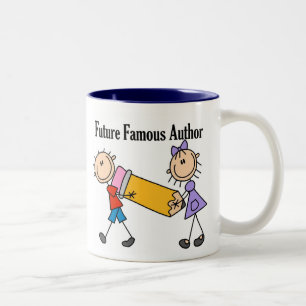 Future Famous Author Two-Tone Coffee Mug