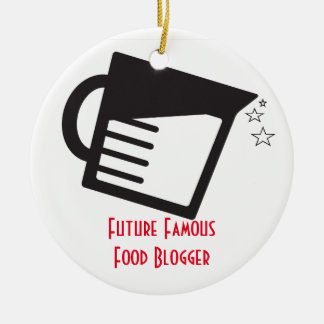 Future Famous Food Blogger Ceramic Tree Decoration