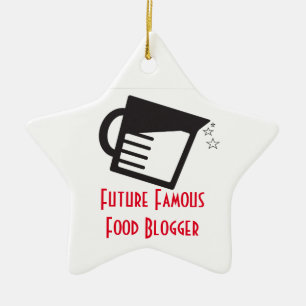Future Famous Food Blogger Ceramic Tree Decoration