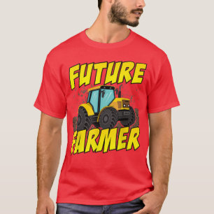 Future Farmer  Funny Tractor Lover Boys Girls Farm T-Shirt