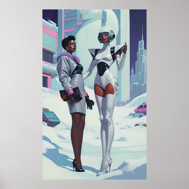 Future Fashion Forward Ken Gauge Sci-Fi Glamour Poster (Front)