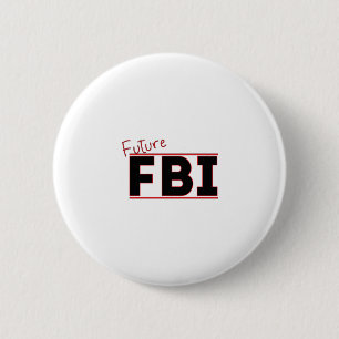 Future FBI 6 Cm Round Badge