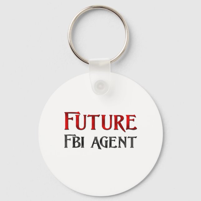 Future Fbi Agent Key Ring (Front)